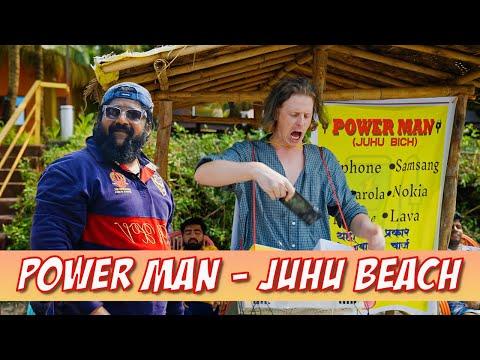 Power Man Juhu Beach | 2 Foreigners In Bollywood