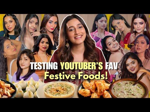 Eating *YouTubers Favourite* Festive Snacks!🥟😍🫶🏼| Aashi Adani