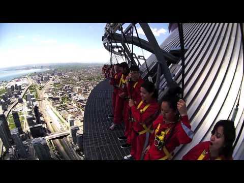 Walking on The Edge of Toronto: EdgeWalk at CN Tower.