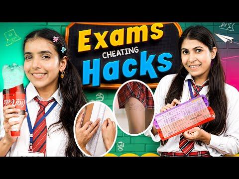 Exams Cheating Hacks - Topper vs Failure | School Students Life | Anaysa