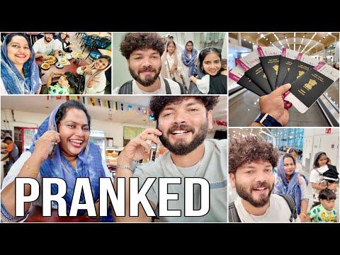 PRANKED ON NEGATIVOLLIES 🤣😂 | ആ പറ എന്നിട്ട് 🤣 Malaysian Trip 🇲🇾🤩 | Suhana | Basheer Bashi | Mashura