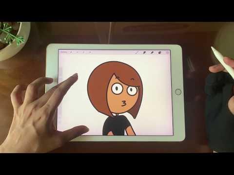 drawing video | awkwerrrd character