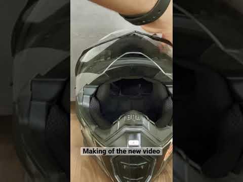 Making of the new video of adventure riding helmet on @wheelsguru channel