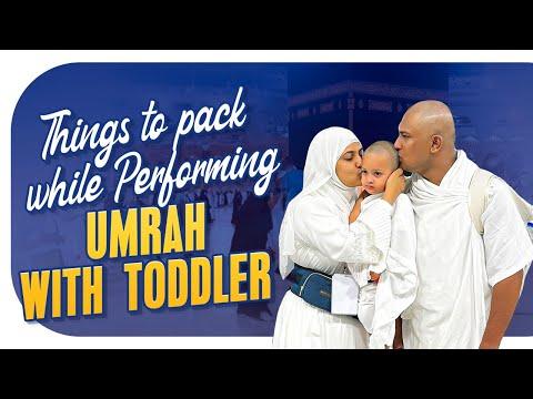 Things To Pack While Performing Umrah With Toddler | Travel Essentials | Sameera Sherief