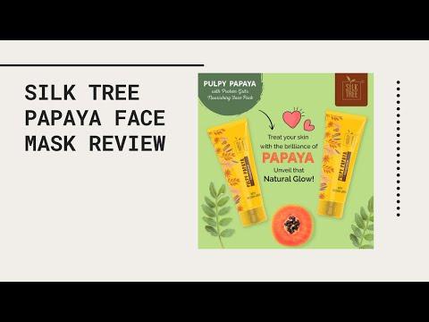 Silk Tree Pulpy Papaya Face Mask Review - Instant Glow Face Mask