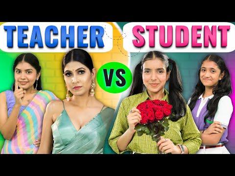 Teacher vs Student - Teenagers School Life | Seniors vs Juniors  | Anaysa