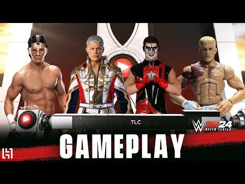 WWE 2K24 All Cody Rhodes Match - TLC - PS5 Gameplay