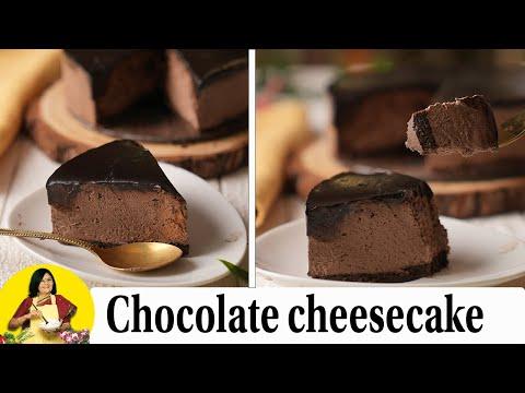 chocolate cheesecake recipe | Indian style chocolate cheesecake | no bake chocolate cheesecake |