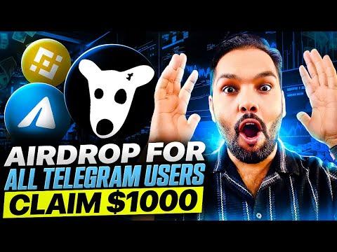 Dogs Airdrop for All Telegram Users Claim $1000 💰💰