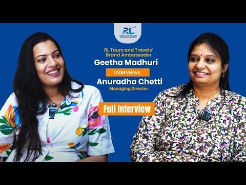 Geetha Madhuri In Conversation With Anuradha Chetti | @therltravels   | Geetha Madhuri