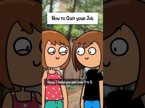 Planning an Exit Strategy  #animation #awkwerrrd #quittingjob
