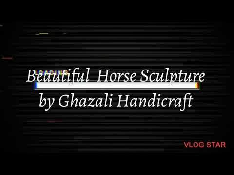 #beautiful horse Sculpture | #ghazali Handicraft | #shorts