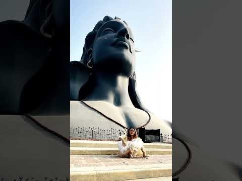 Saree Yoga at #adiyogi