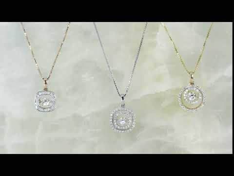 Dancing Diamond Pendants- Diamond Mela