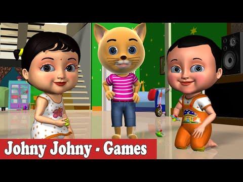 Johny Johny Yes Papa Sports & Games Nursery Rhyme - 3D  Rhymes & Songs for Children