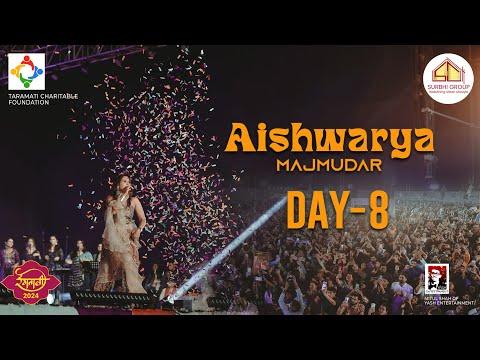 Aishwarya Majmudar || Rangtaali 2024 || Garba Mahotsav || Day - 8 || Borivali West || MHB Colony ||