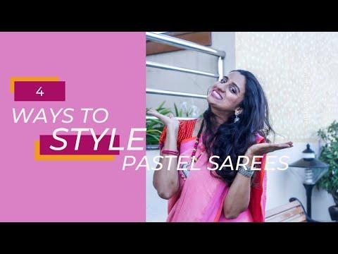 Styling pastel sarees for summer