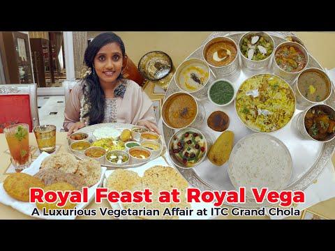 💥தரமான ராஜாராணி விருந்து Royal Vegetarian Thali 🔥 I ITC Grand I Tastee with Kiruthiga