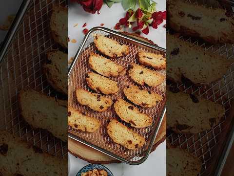 Eggless Biscotti! Almond cranberry biscotti ❤️💯