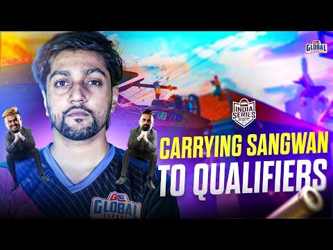 CARRYING @SangwaN TO BGIS QUARTER FINALS | BATTLEGROUNDS MOBILE INDIA