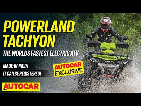 Powerland Tachyon review - World's fastest electric ATV! | First Ride | Autocar India