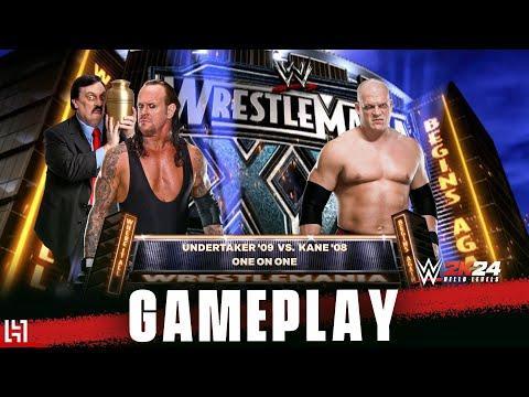 WWE 2K24 Undertaker vs Kane - Wrestlemania XX Match - PS5 Gameplay