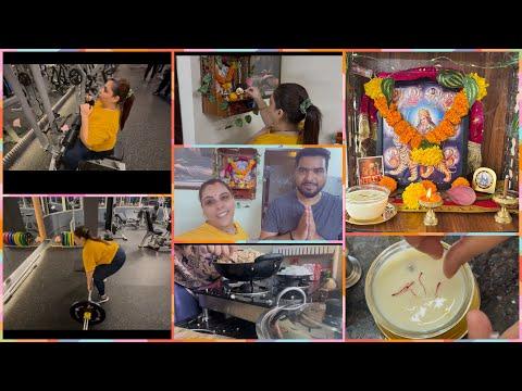 Navaratri 2024 Day 1 | Pooja | Cooking | Workout | VLOG | Fitness And Lifestyle