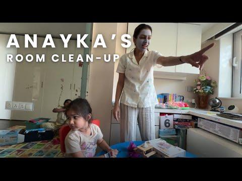 Anayka’s room clean up before Diwali | Part 1 | Mr and Mrs GG