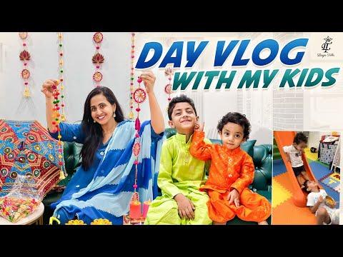 Day Vlog with My Kids || Junnu Munnu || Lasya Talks