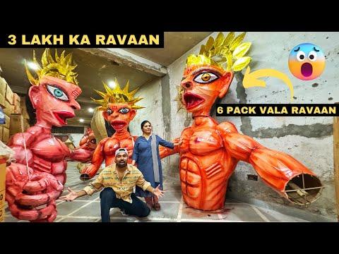 We Made World's First 6 PACK RAVAAN😱 - UNIQUE RAVAAN COLLECTION OF INDIA😅