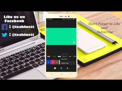 How to Make YouTube intros on Android- Techlustt