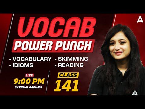 Most Important Vocabulary for Bank Exams | SBI | IBPS | RBI | 15 Minute #141 Vocab Show by Kinjal