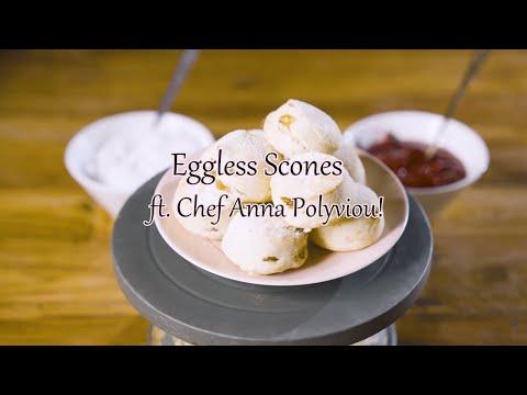 Making Eggless Scones with Chef Anna Polyviou!