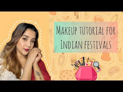 Makeup tutorial for any Indian festival.! Rimpa Roy