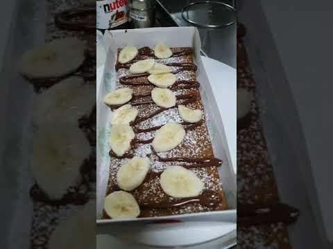 Nutella Banana Crepe #nutella #chocolate #crepe #foodlover #gurgoan #delhincr #breakfast #banana