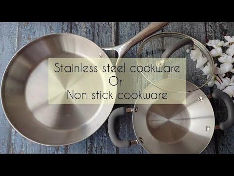 Stainless steel cookware Vs Nonstick cookware. Best cookware for daily use