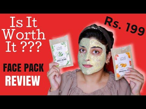 Rs.199 ORGANIC FACE PACK | IS IT WORTH IT ? REVIEW | LOVE ORGANICALLY