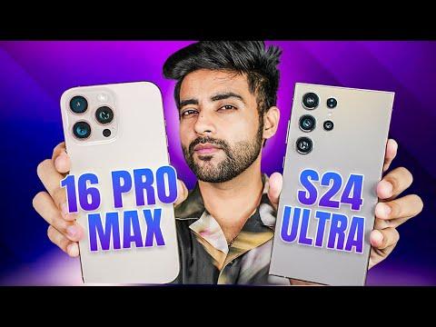 iPhone 16 Pro Max vs Samsung S24 Ultra - Most Detailed Comparison !!