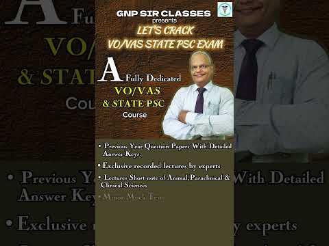 Crack VO VAS State PSC and Other Exams Join GNP Sir Classes