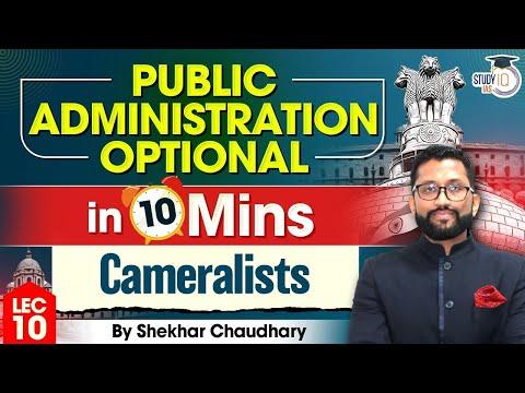 UPSC Public Administration Concepts | Lec 10 - Cameralists | UPSC Mains | StudyIQ