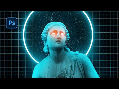 How to Create Neon Portraits | Photoshop Tutorial | Glow Effect