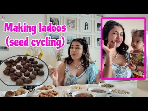 In making healthy ladoos for my family | HINDI | Debina Decodes |