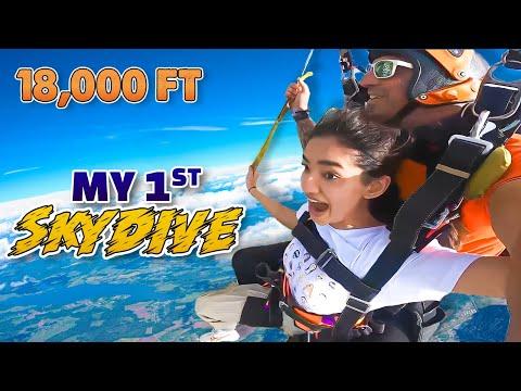 I Did The Skydiving From 18000Ft In Orlando Florida! | @AnushkaSen04