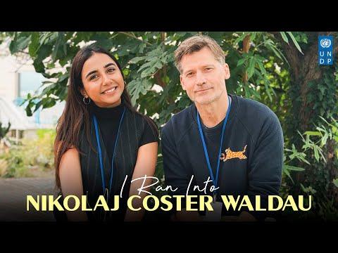 I ran into Nikolaj Coster Waldau | UNDP | RealTalkTuesday | NYC | MostlySane