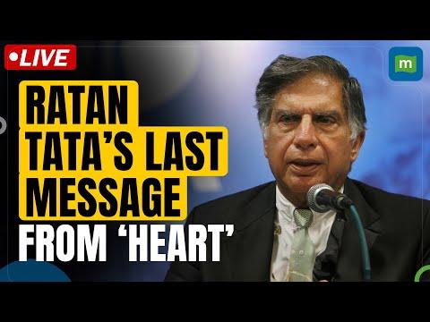 Live| Ratan Tata’s last viral speech in Hindi from his ‘heart’ as business tycoon passes away at 86