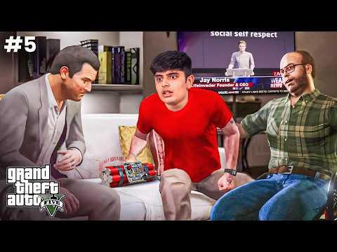 MASTERPLAN OF MICHAEL AND LESTER (HINDI DUBBED) | GTA 5 GAMEPLAY PART 5