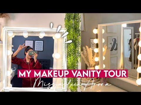 MY MAKEUP VANITY ❤️|Miss Jasleen Arora #makeup #youtubeindia  #lifestyle #jahaann