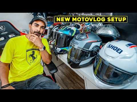 New Bike Pe New Helmet Motovlogging Ke Liye Ready 😍