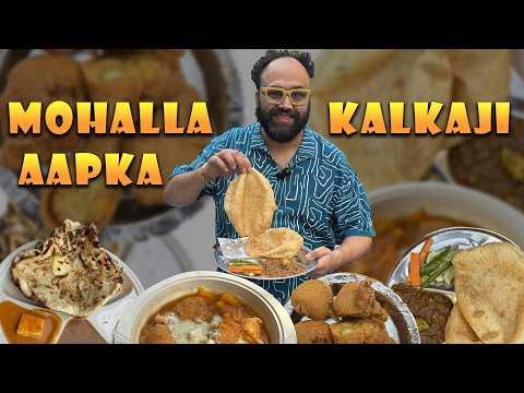 Mohalla Aapka KALKAJI | Vijay Chur Chur Naan, Chache Ke Pakode, Mehak Food Corner