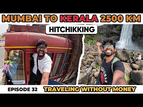 FINALLY KERALA POUCH GAYA  2500KM | I am travelling all india without money | @funkyouentertainment